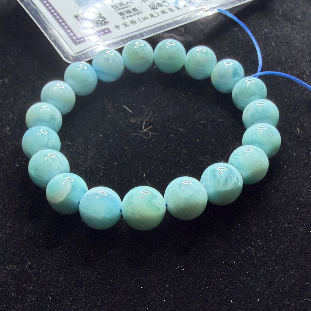 Natural Larimar Bracelet - image 3